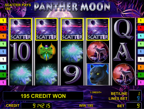 Игровой автомат Panther Moon - играть онлайн без регистрации